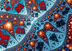 fractal-art 002 фрактал-арт, фрактальная картина 80х110 см, печать на пластике 10 мм, автор Д. Шахов maryatekun.ru