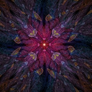 fractal-art 001 фрактал-арт фрактальная картина 80х80 см, печать на пластике 10 мм, автор Д. Шахов maryatekun.ru